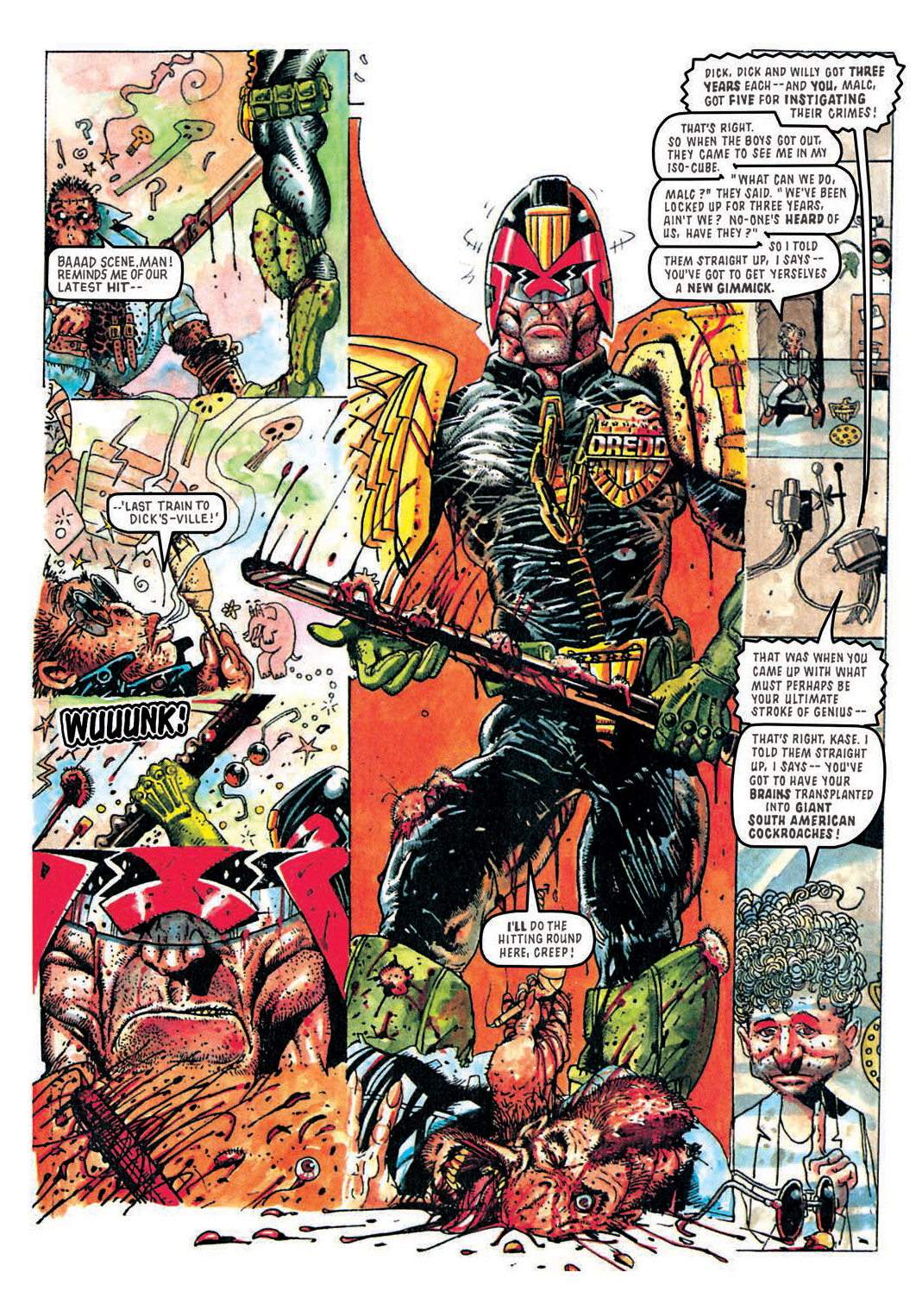 Read online Judge Dredd [Collections - Rebellion] comic -  Issue # TPB Judge Dredd - Heavy Metal Dredd - 53