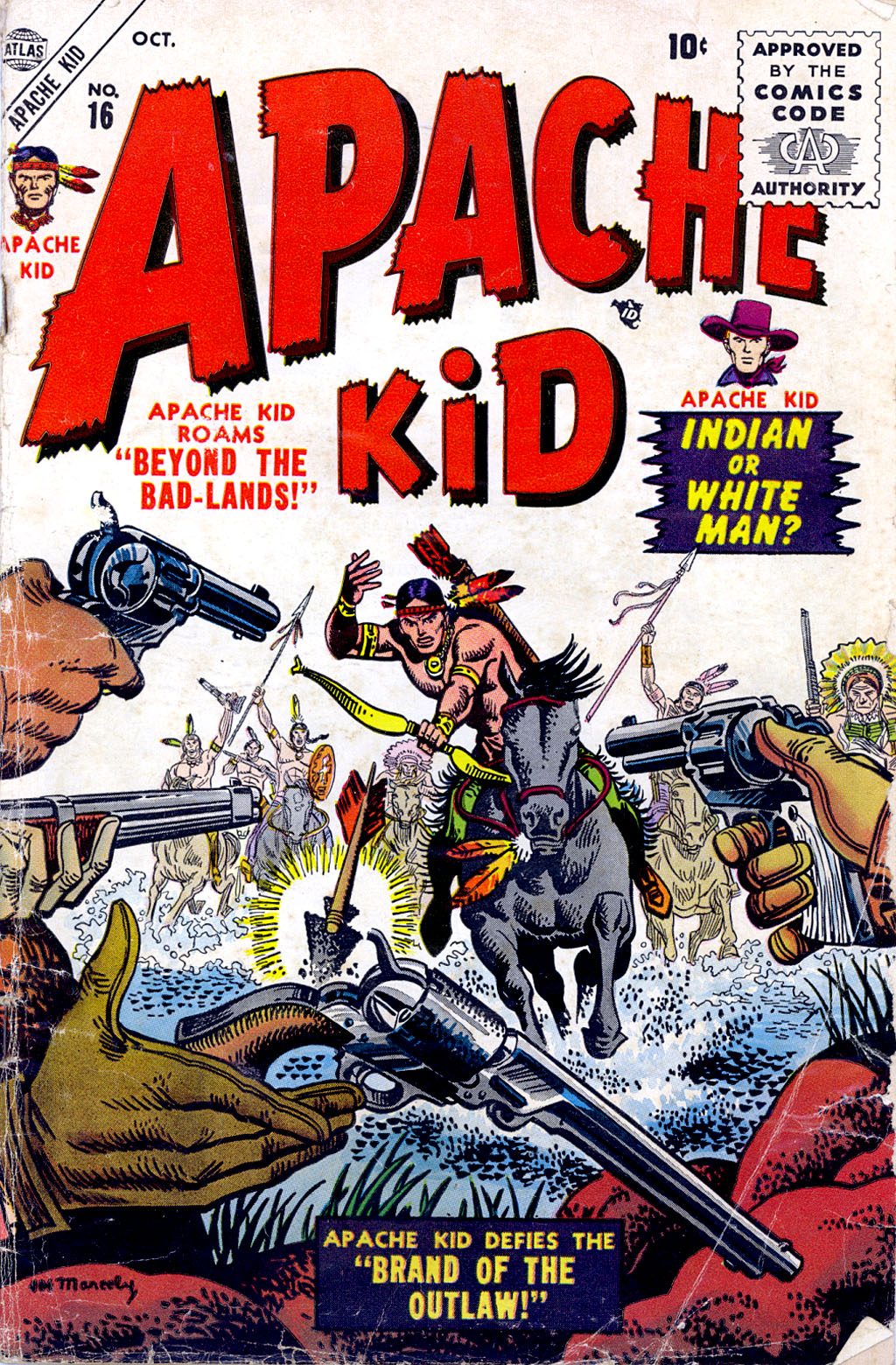 Read online Apache Kid comic -  Issue #16 - 1