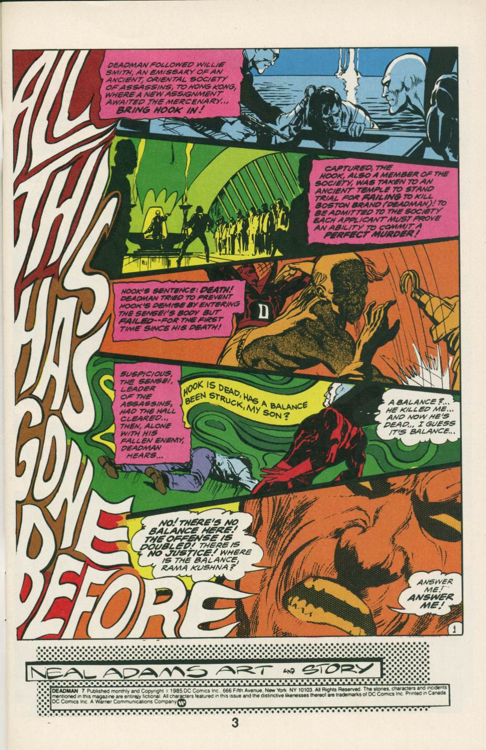 Read online Deadman (1985) comic -  Issue #7 - 3
