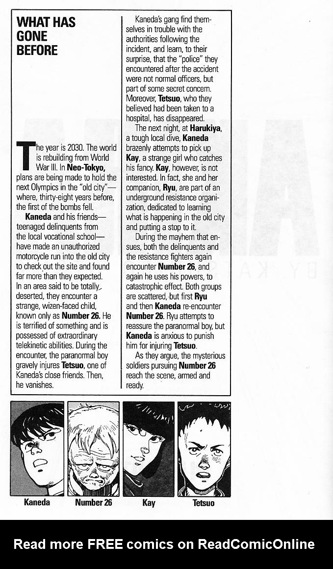 Read online Akira comic -  Issue #2 - 4
