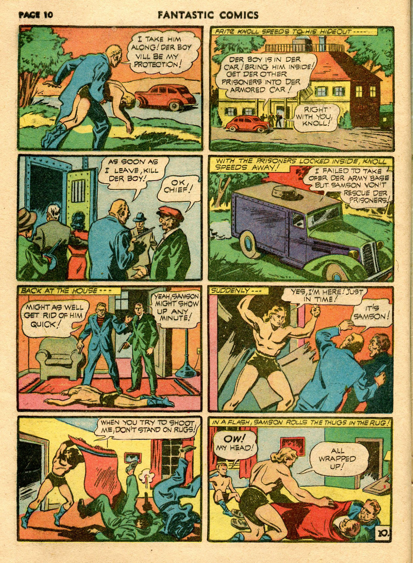 Read online Fantastic Comics comic -  Issue #21 - 12