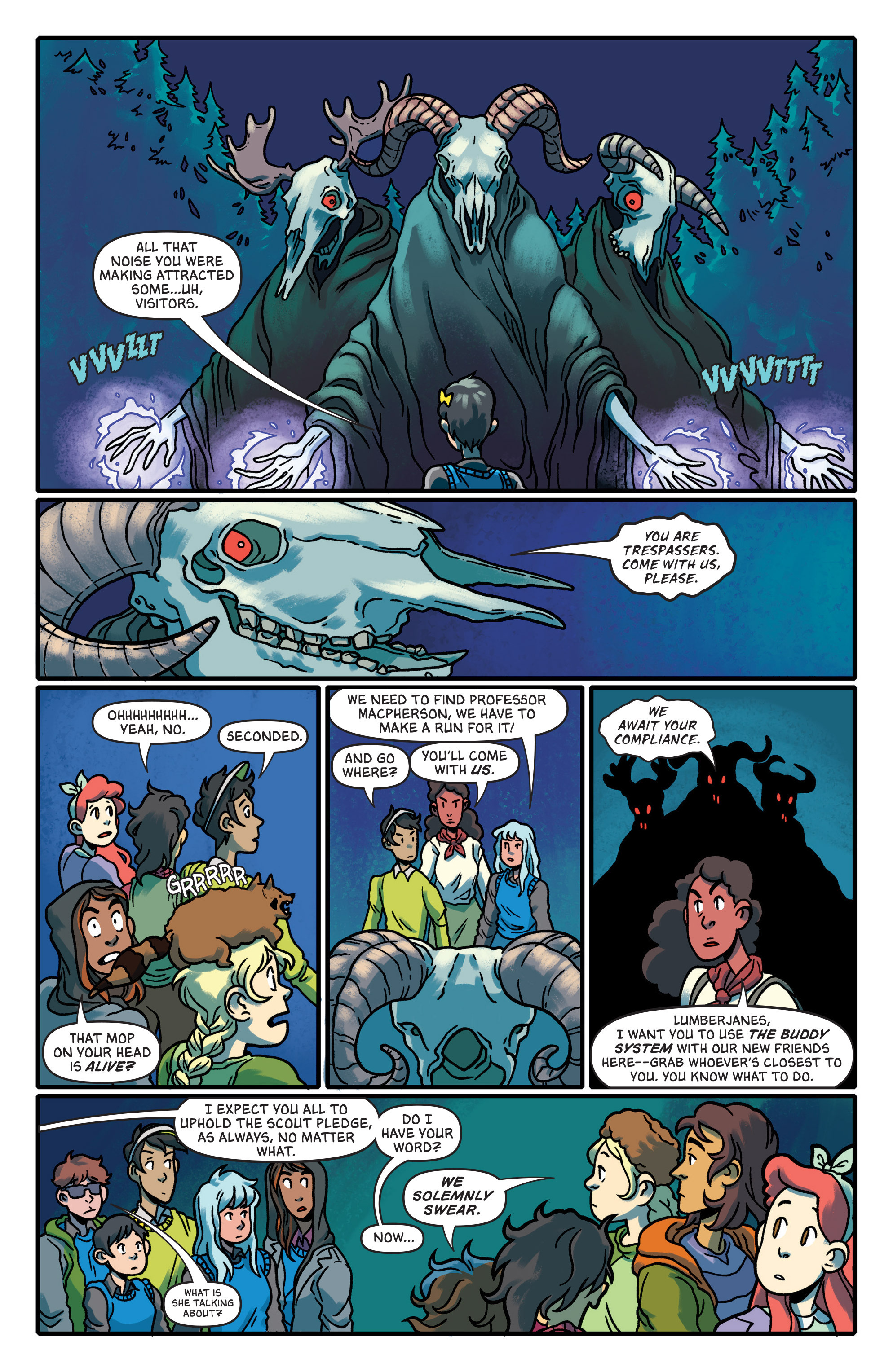 Read online Lumberjanes/Gotham Academy comic -  Issue #1 - 18