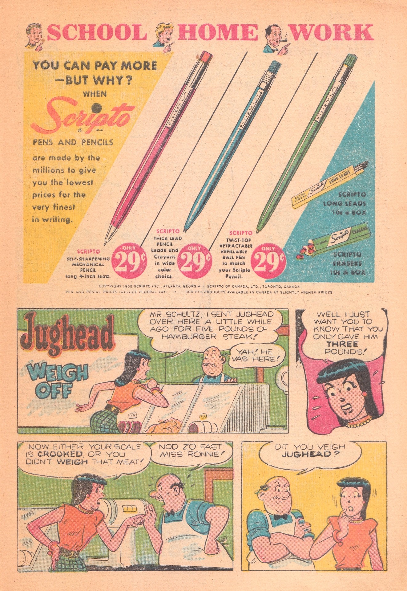 Read online Archie's Pal Jughead comic -  Issue #33 - 33