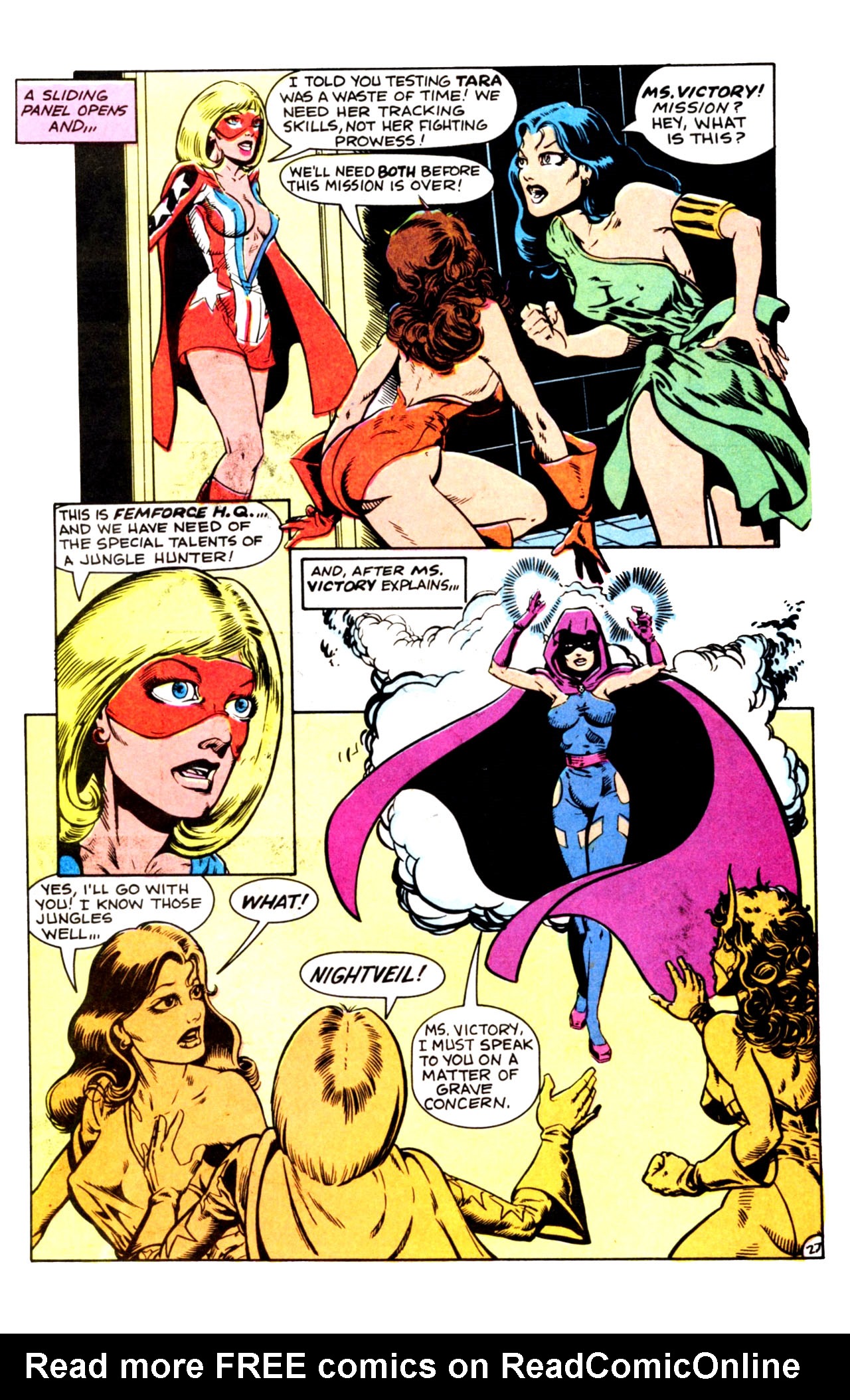 Read online Untold Origin of FemForce comic -  Issue # Full - 29