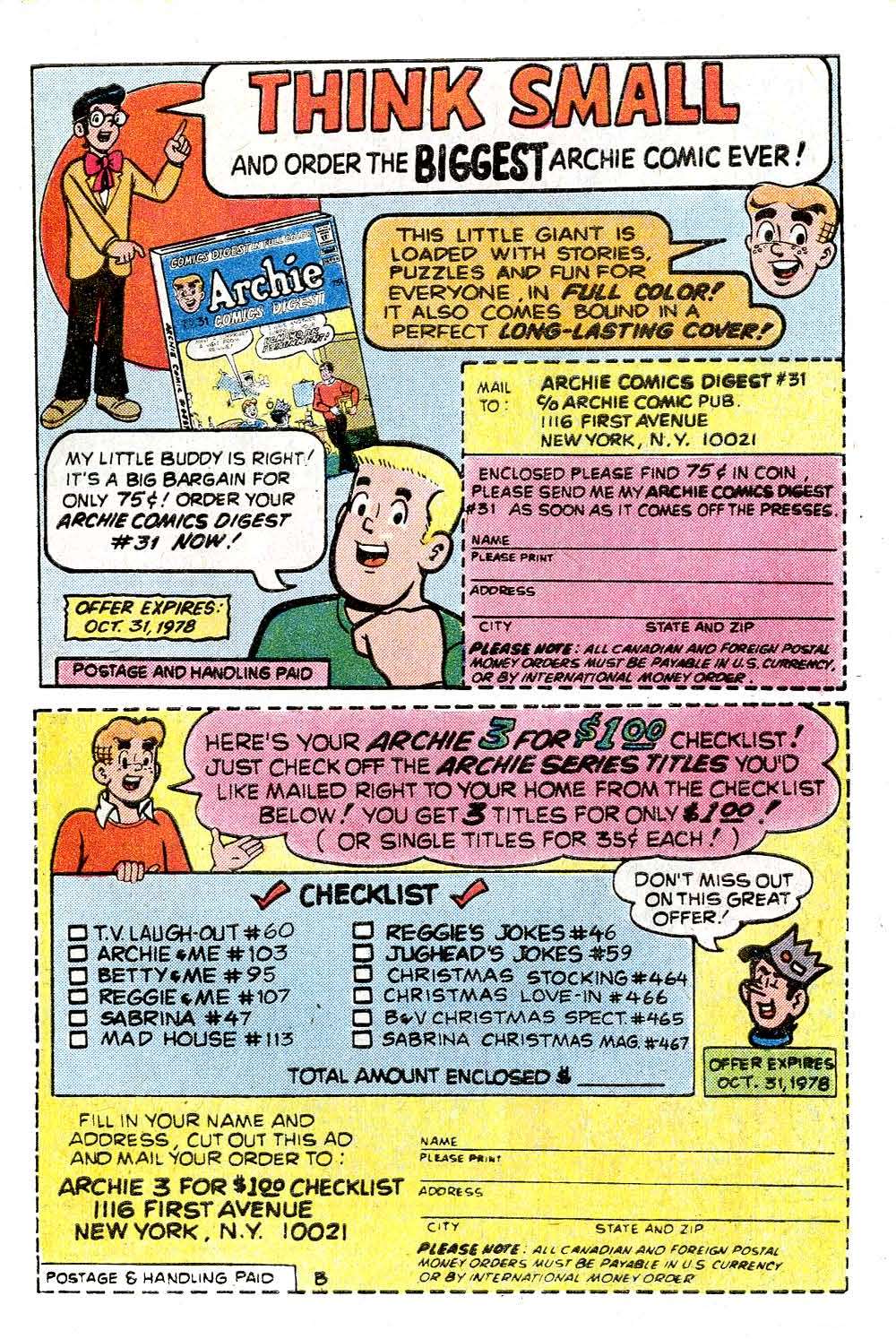 Read online Archie (1960) comic -  Issue #272 - 27
