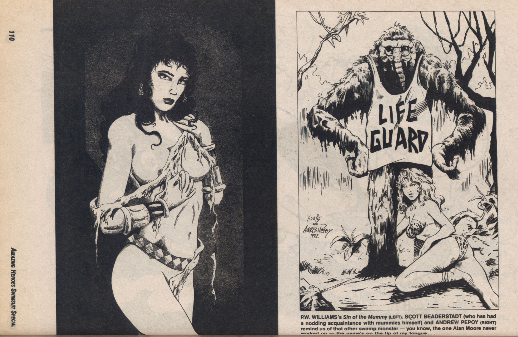 Read online Amazing Heroes Swimsuit Special comic -  Issue # TPB 3 - 109