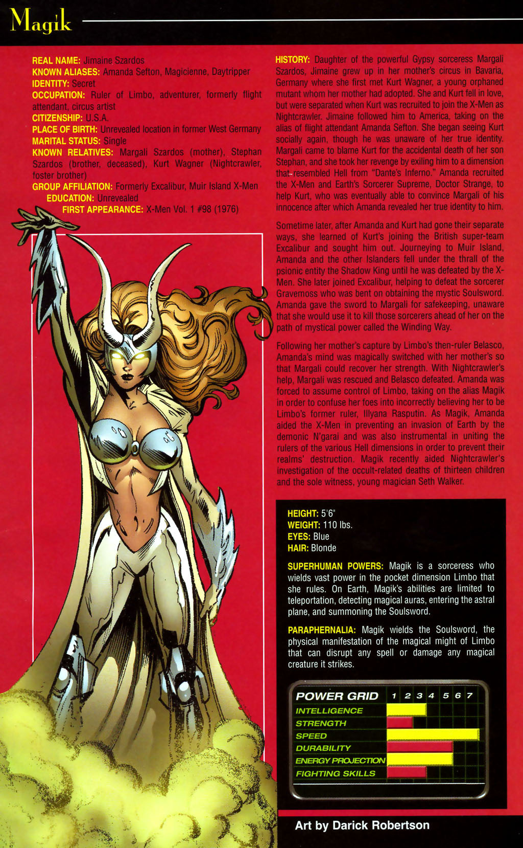 Read online Official Handbook of the Marvel Universe: Women of Marvel 2005 comic -  Issue # Full - 22