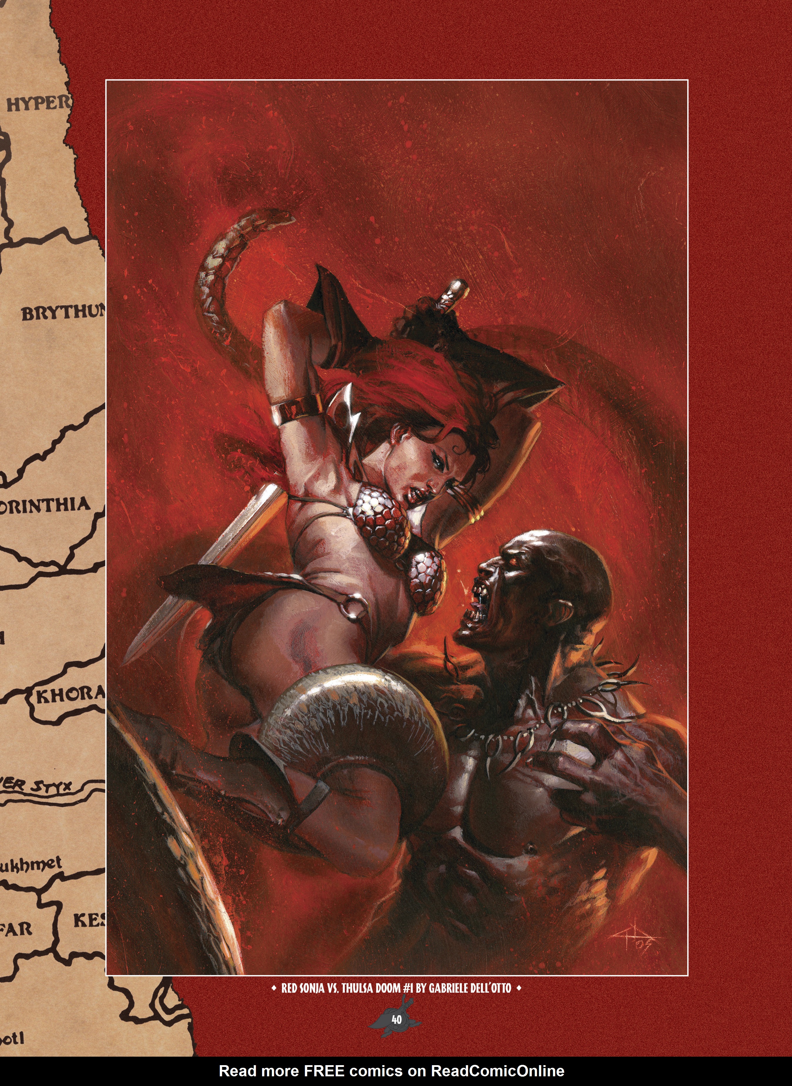 Read online The Art of Red Sonja comic -  Issue # TPB 1 (Part 1) - 39