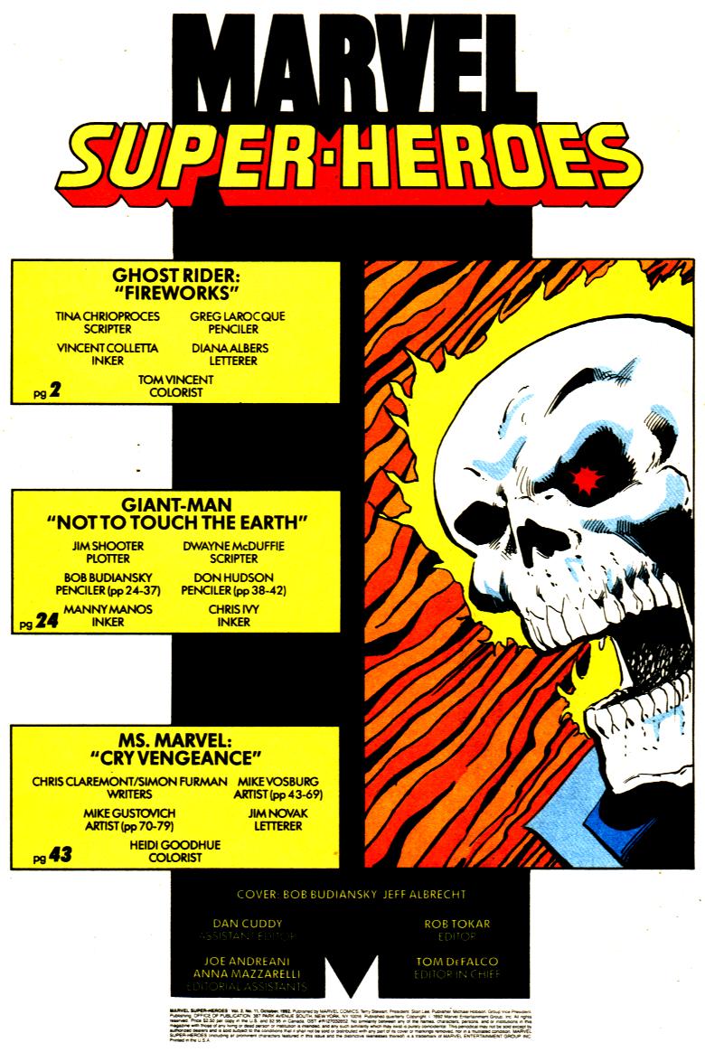 Read online Marvel Super-Heroes (1990) comic -  Issue #11 - 2