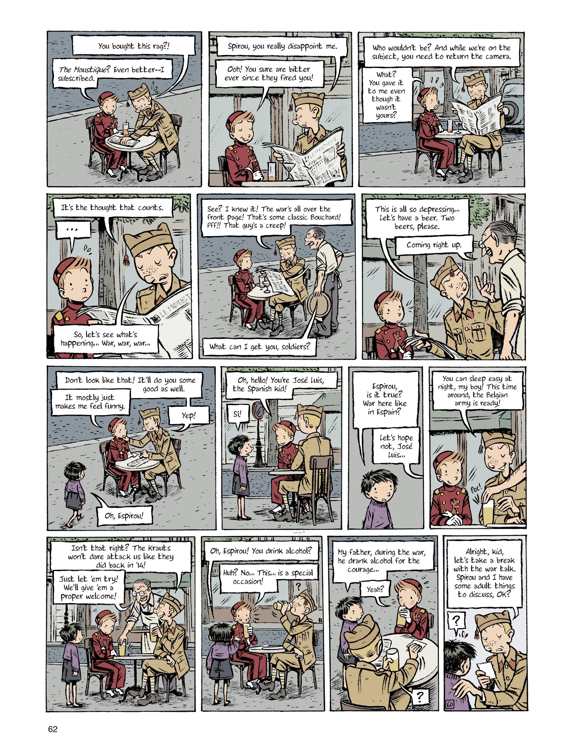 Read online Spirou: The Diary of a Naive Young Man comic -  Issue # TPB - 62