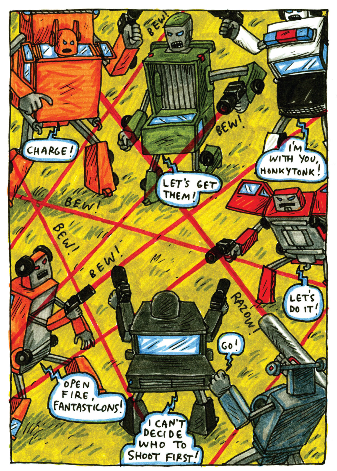 Read online Incredible Change-Bots comic -  Issue # TPB 2 - 123