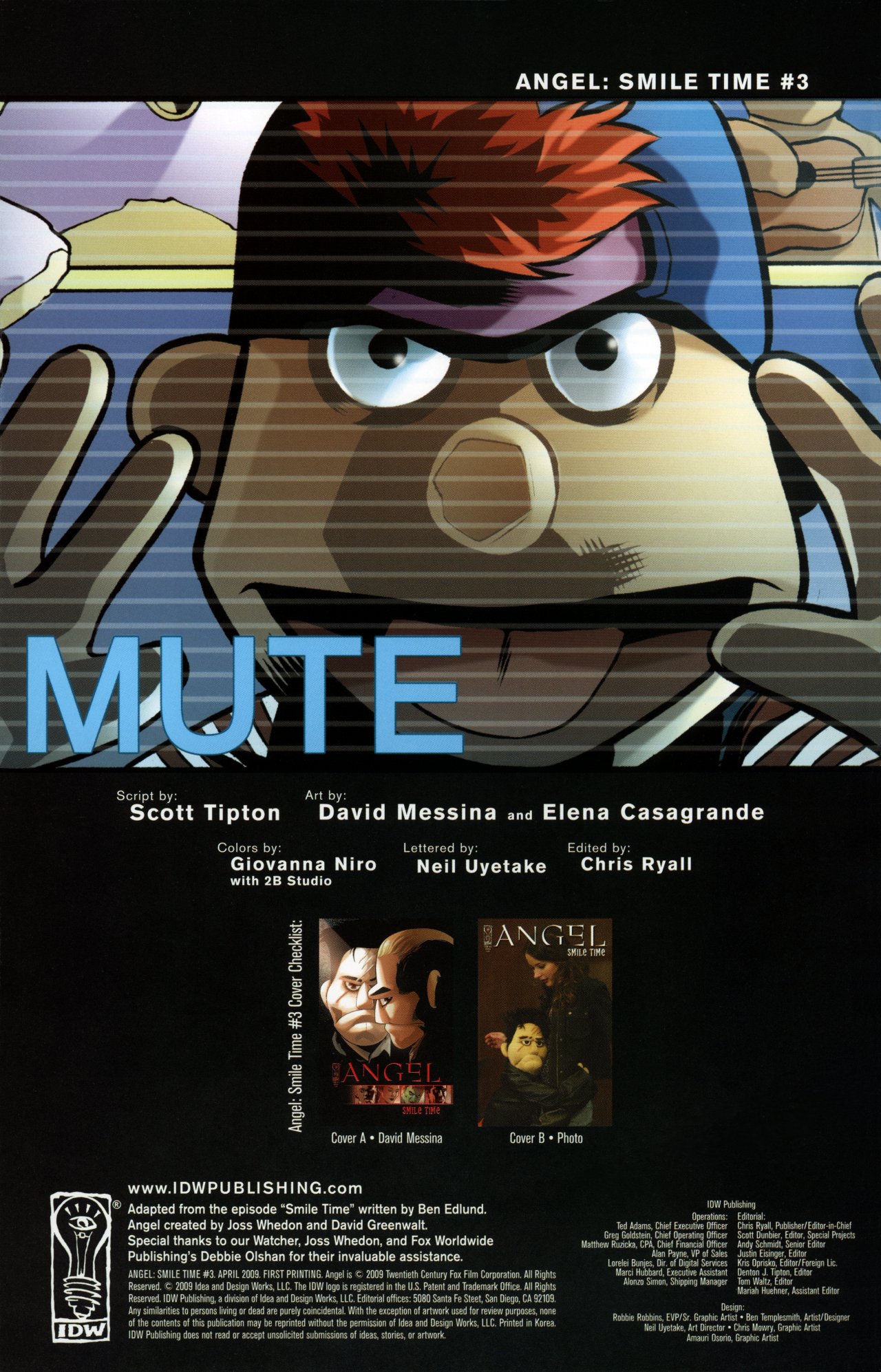 Angel: Smile Time Issue #3 #3 - English 3