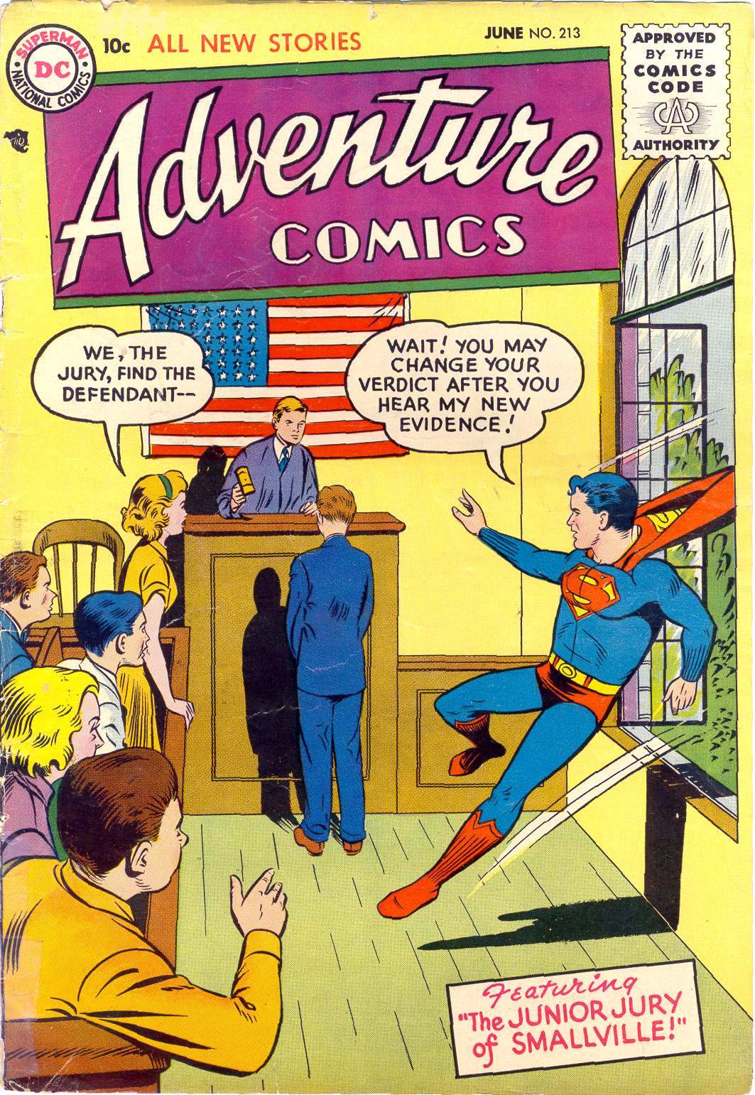 Read online Adventure Comics (1938) comic -  Issue #213 - 1