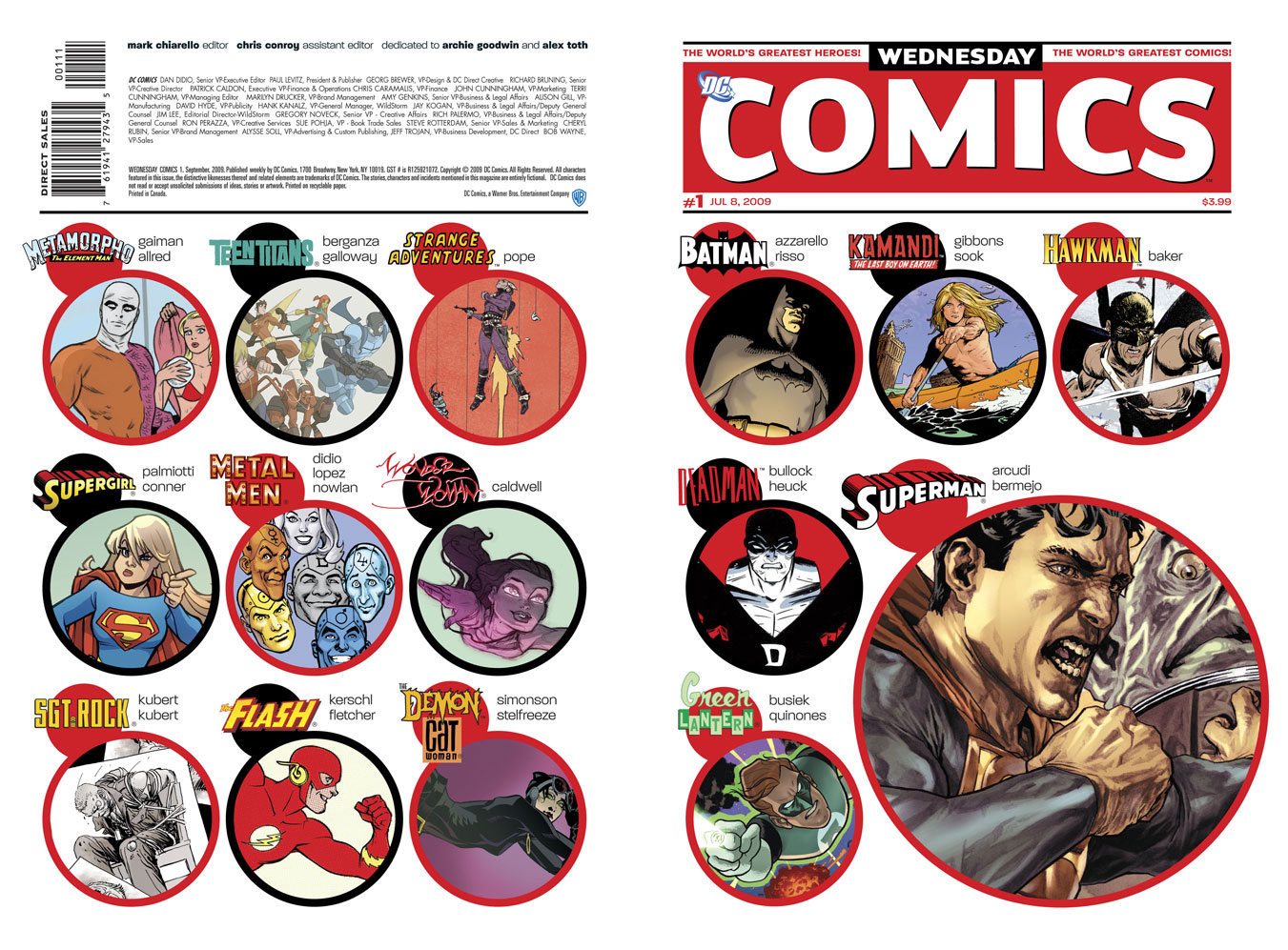 Read online Wednesday Comics comic -  Issue #1 - 1