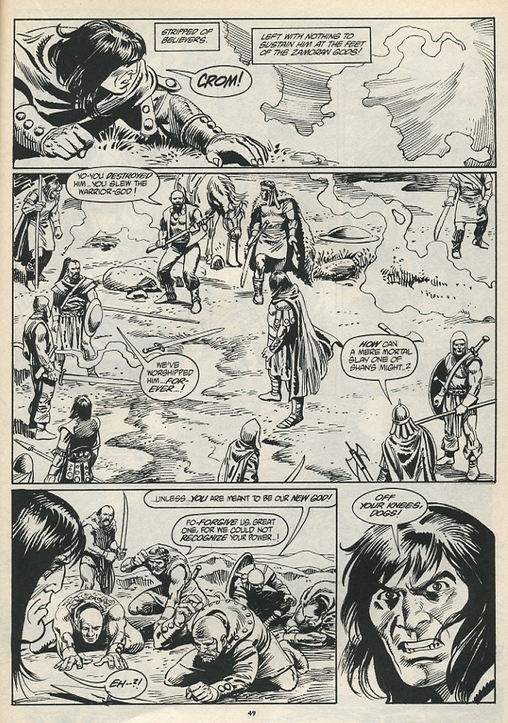 Read online The Savage Sword Of Conan comic -  Issue #181 - 51