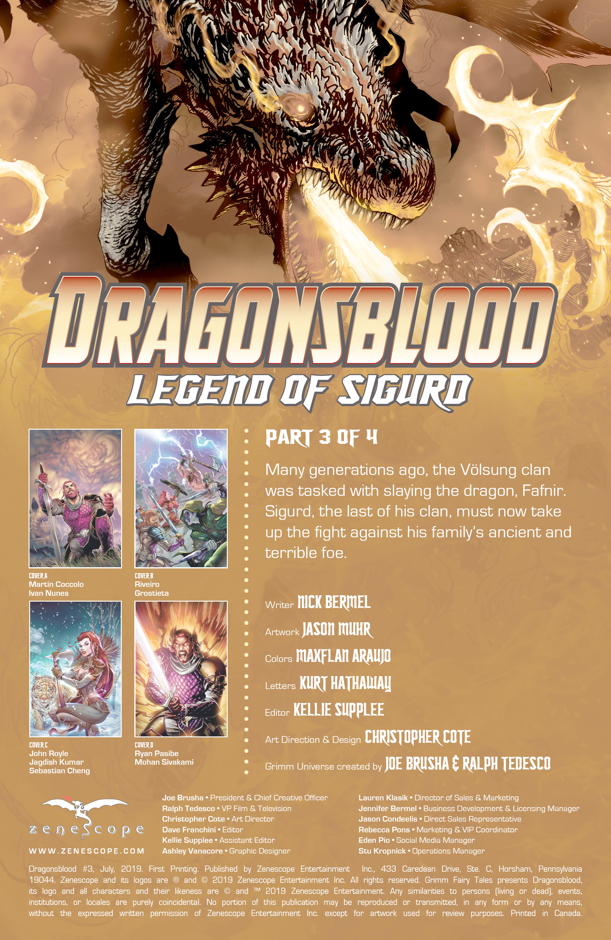 Read online Dragonsblood comic -  Issue #3 - 2