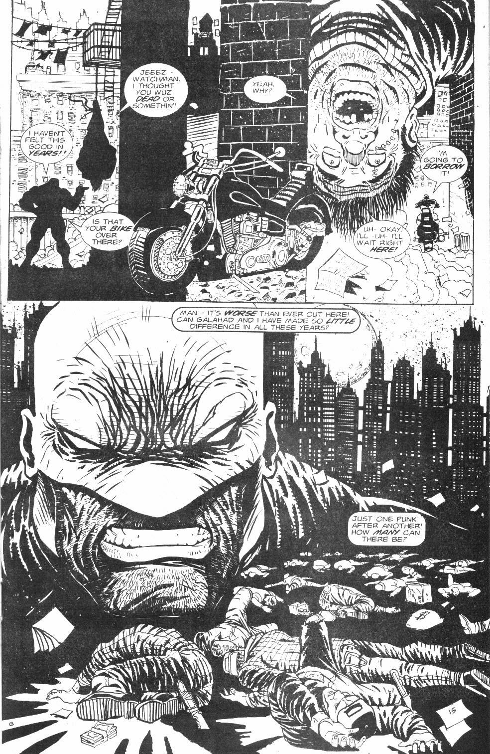 Read online Knight Watchman: Graveyard Shift comic -  Issue #1 - 17