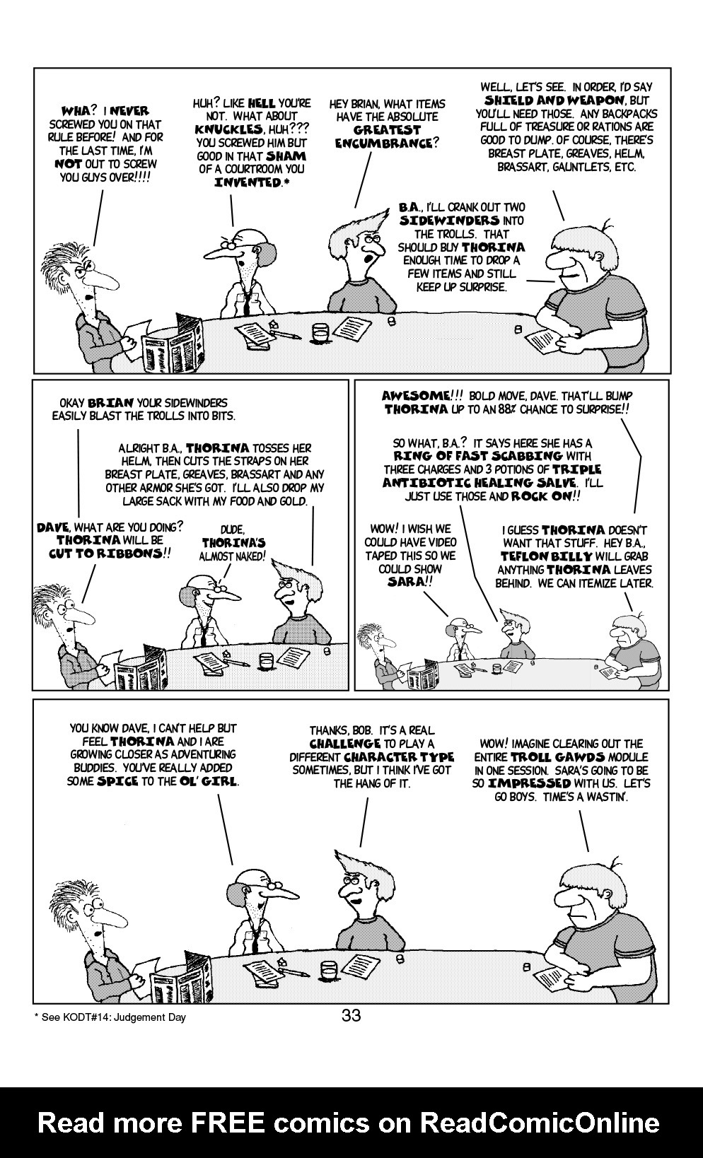 Read online Knights of the Dinner Table comic -  Issue #27 - 35