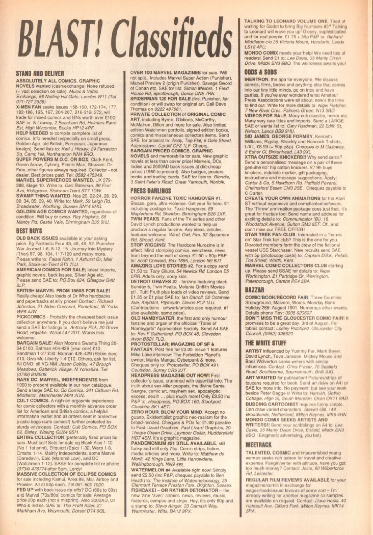 Read online Blast (1991) comic -  Issue #3 - 49