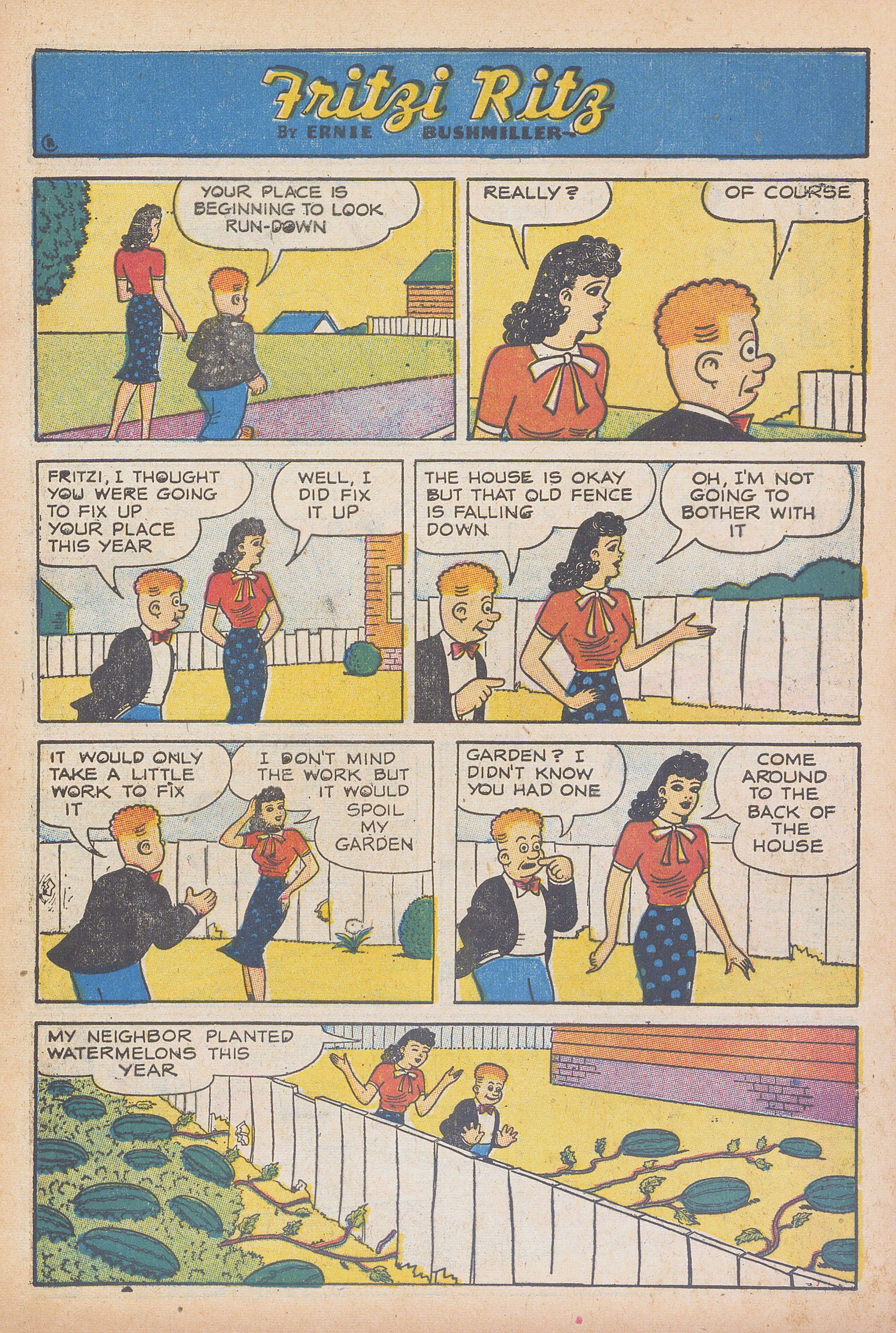 Read online Fritzi Ritz (1953) comic -  Issue #48 - 9