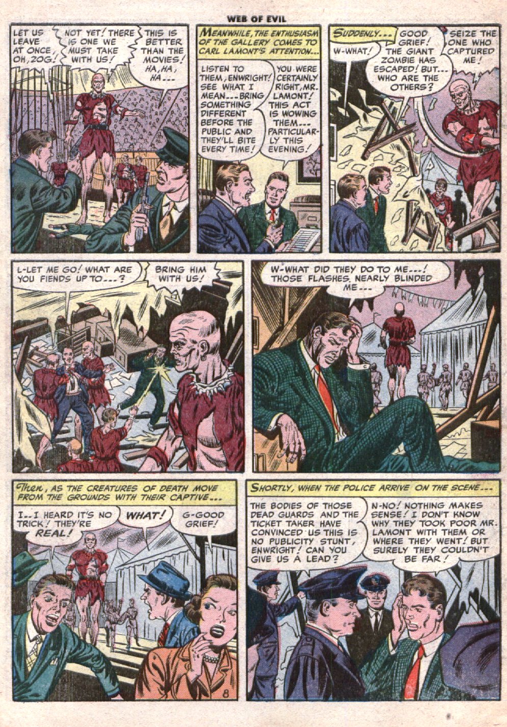 Read online Web of Evil comic -  Issue #12 - 10