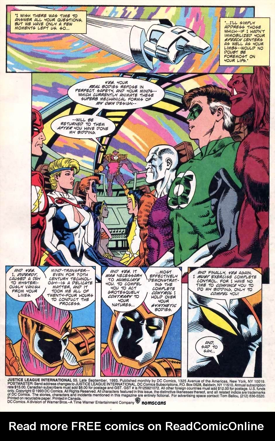 Read online Justice League International (1993) comic -  Issue #55 - 2