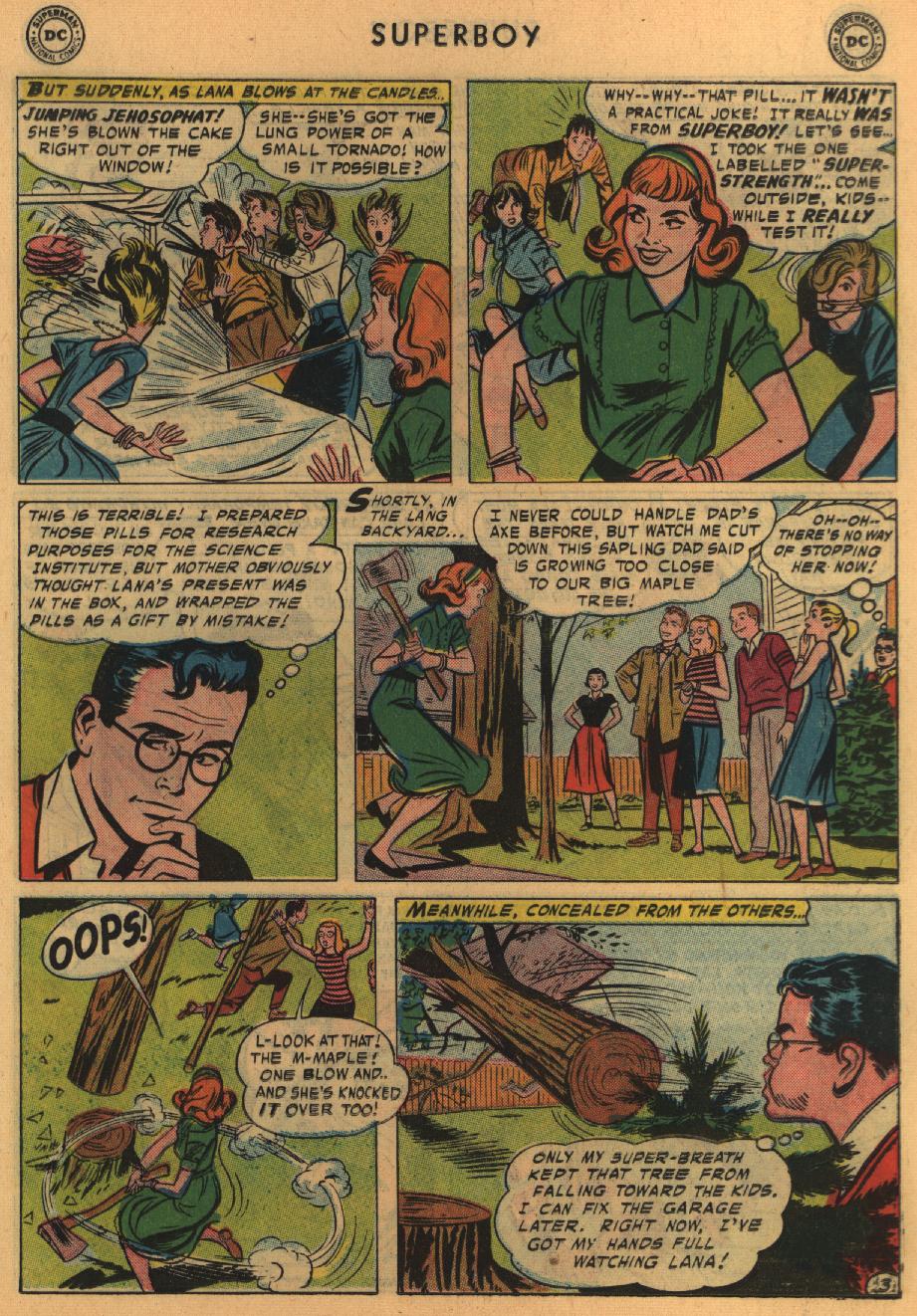 Read online Superboy (1949) comic -  Issue #64 - 13