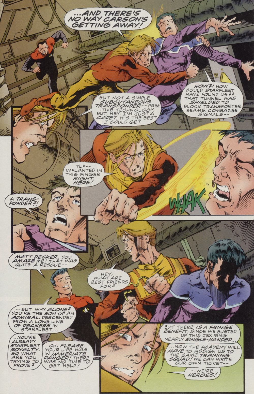 Read online Star Trek: Starfleet Academy (1996) comic -  Issue #1 - 5