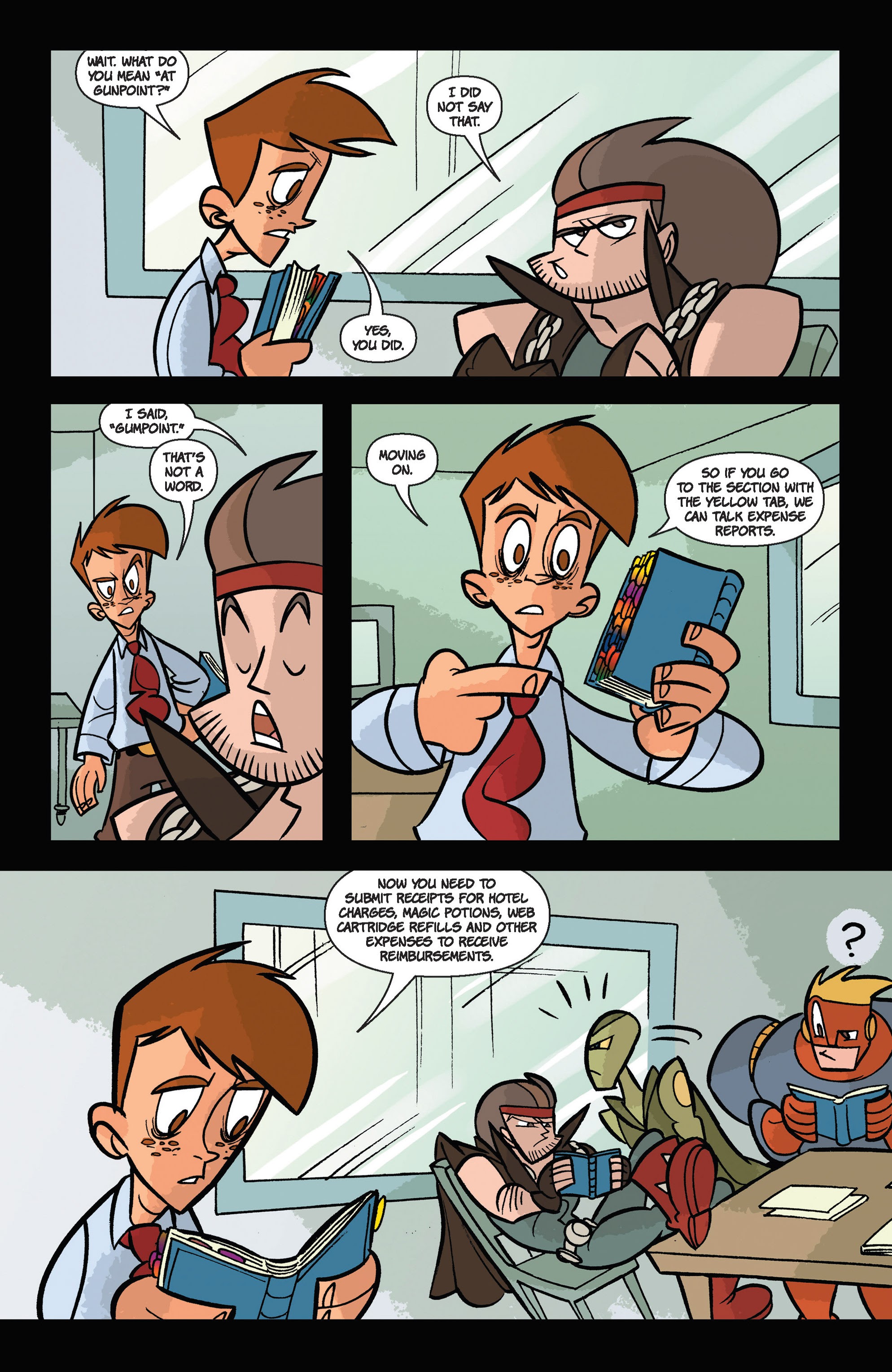 Read online Super Human Resources comic -  Issue #1 - 18