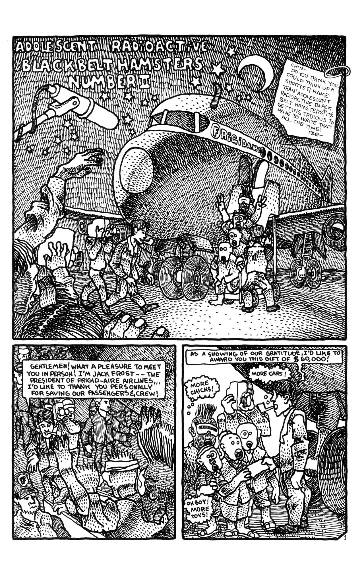 Read online Adolescent Radioactive Black Belt Hamsters comic -  Issue #2 - 3