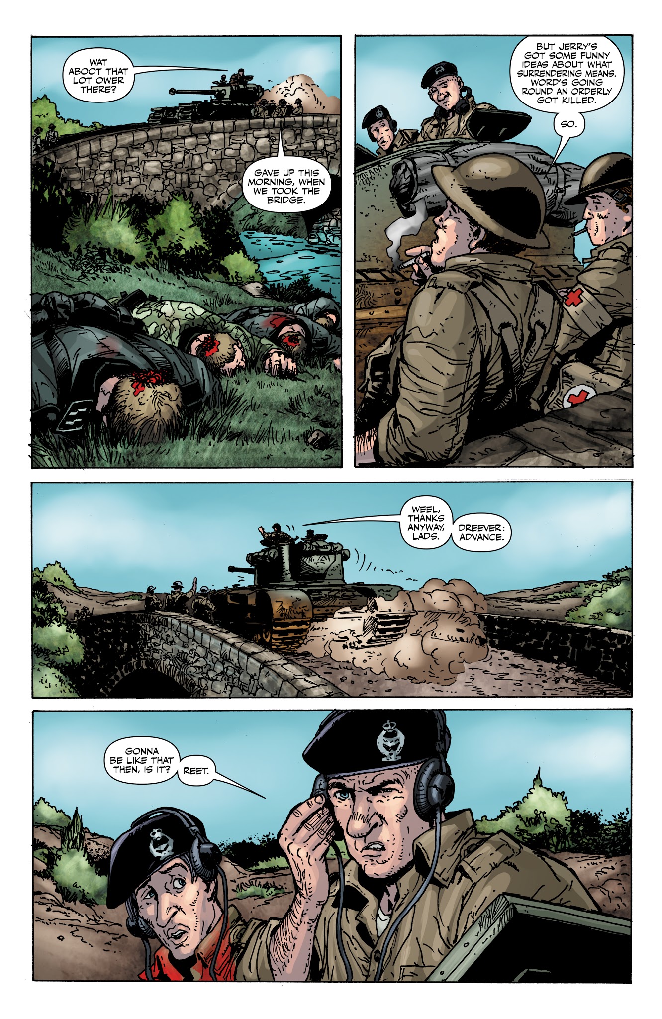 Read online Battlefields: The Tankies comic -  Issue # TPB - 27