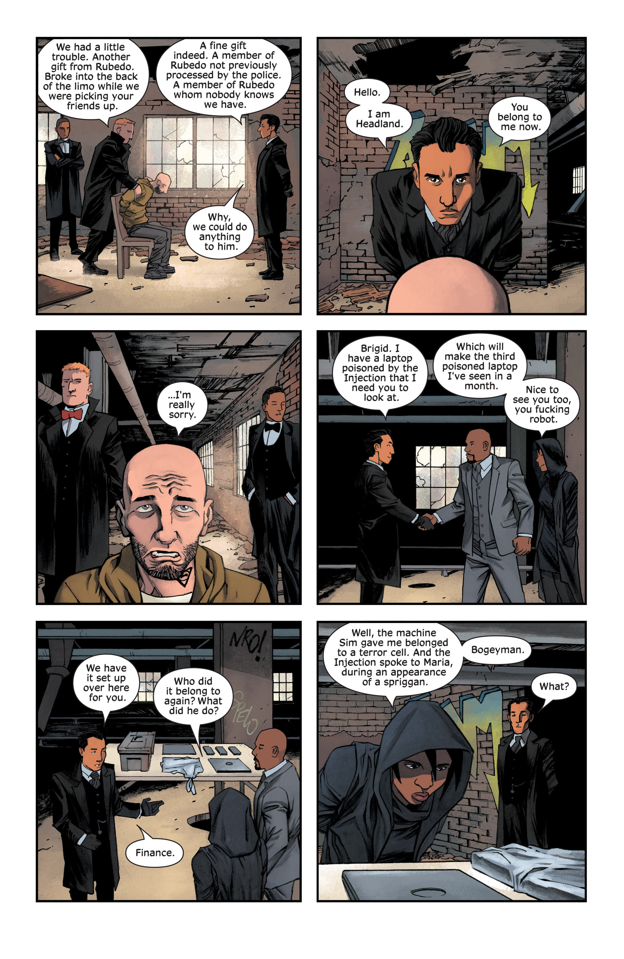 Read online Injection comic -  Issue #9 - 11