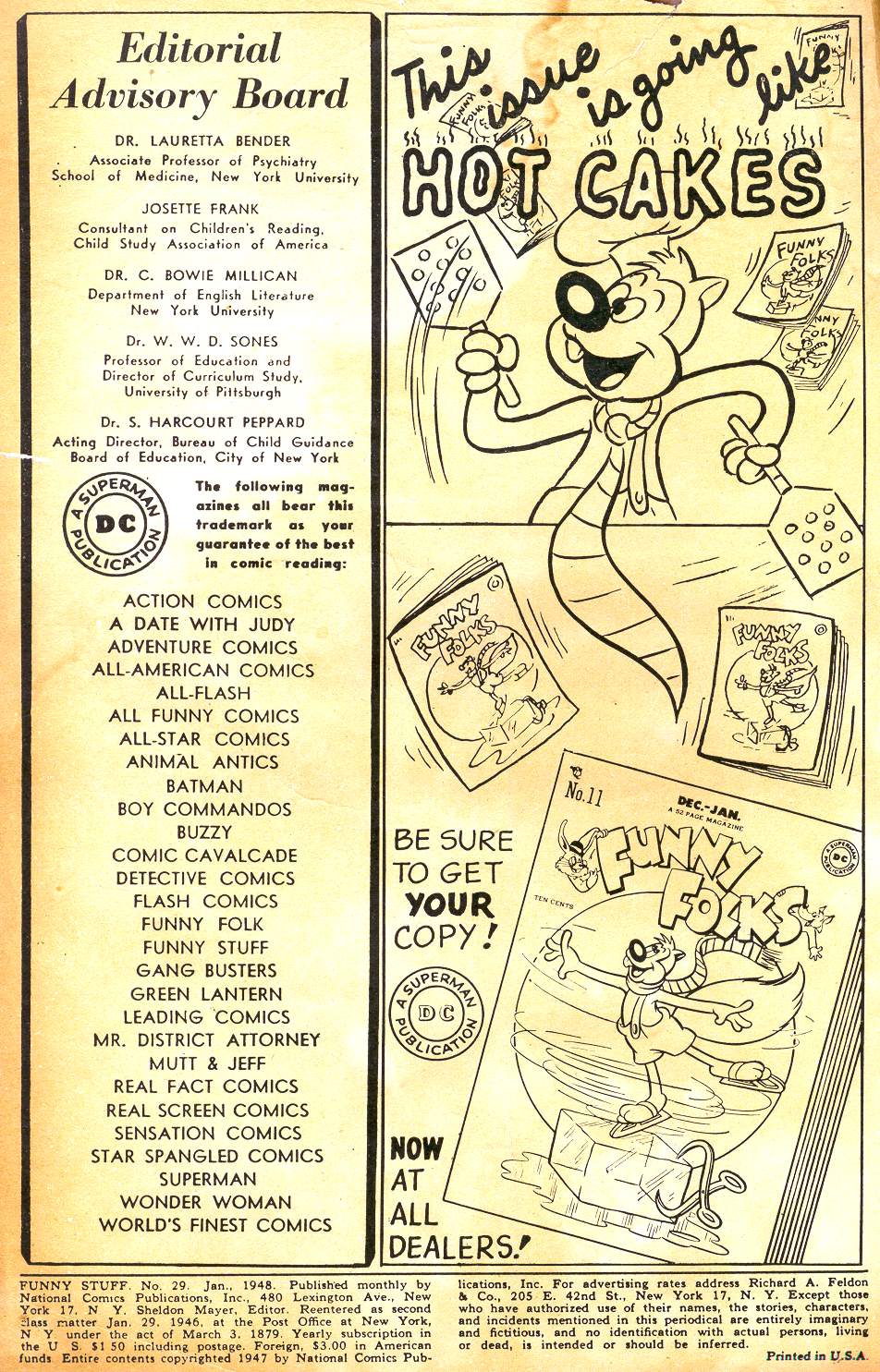 Read online Funny Stuff comic -  Issue #29 - 2