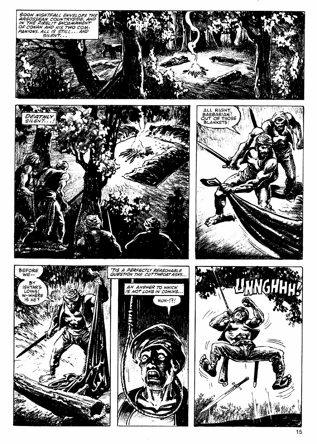 Read online The Savage Sword Of Conan comic -  Issue #83 - 15