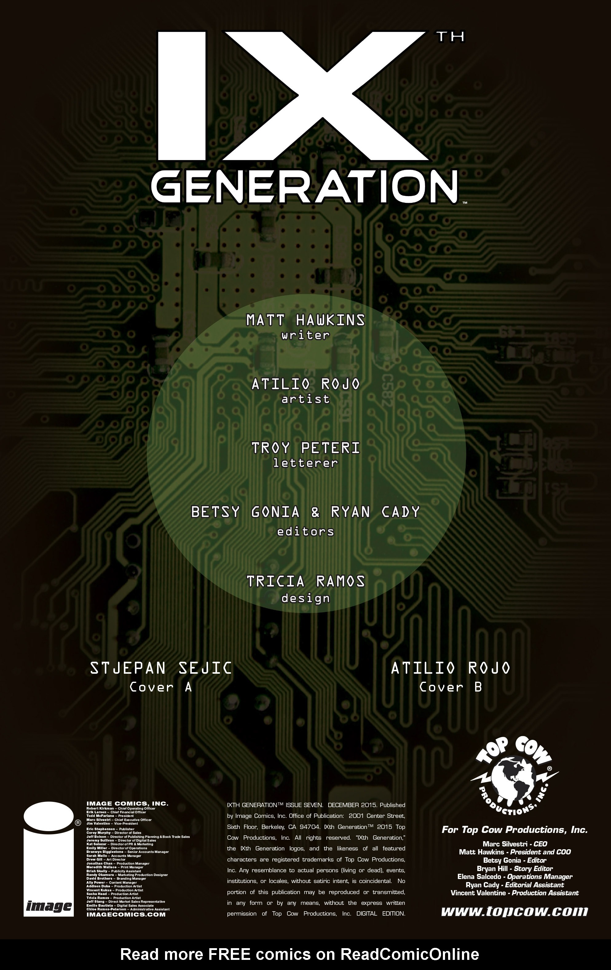 Read online IXth Generation comic -  Issue #7 - 2