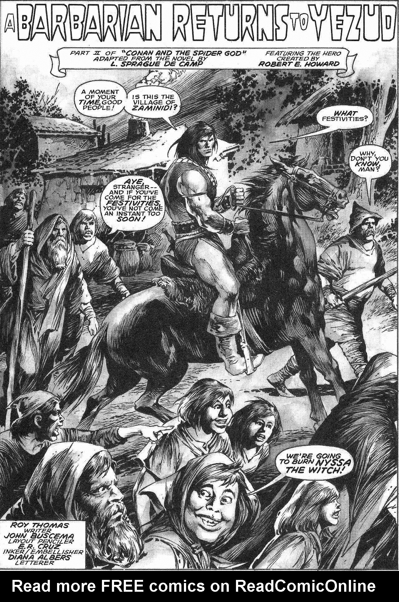 Read online The Savage Sword Of Conan comic -  Issue #208 - 7