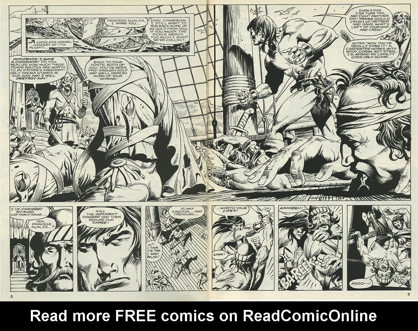 Read online The Savage Sword Of Conan comic -  Issue #136 - 8