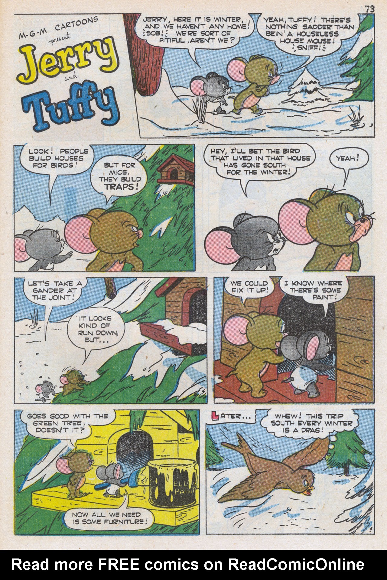 Read online M.G.M.'s Tom and Jerry's Winter Fun comic -  Issue #3 - 76