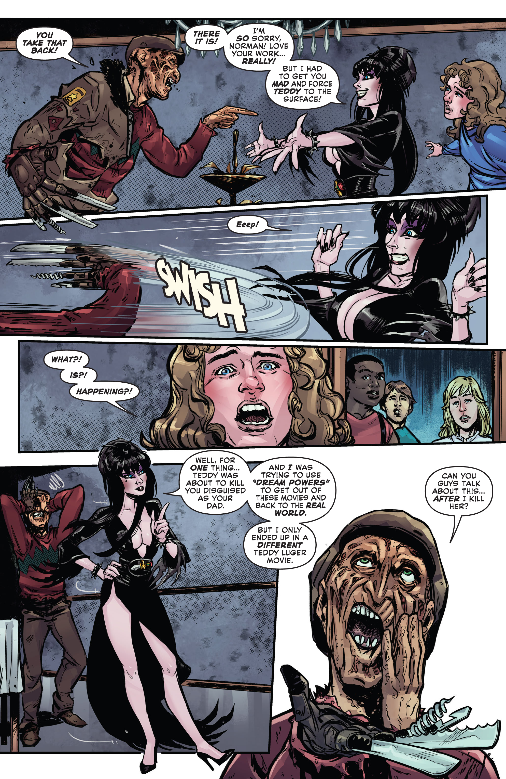 Read online Elvira in Horrorland comic -  Issue #4 - 14