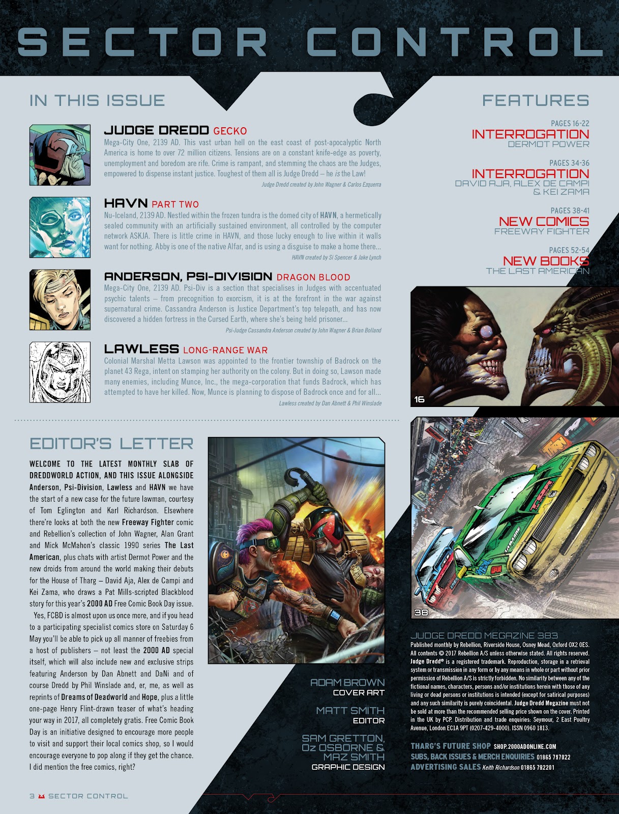 Judge Dredd Megazine (Vol. 5) issue 383 - Page 3
