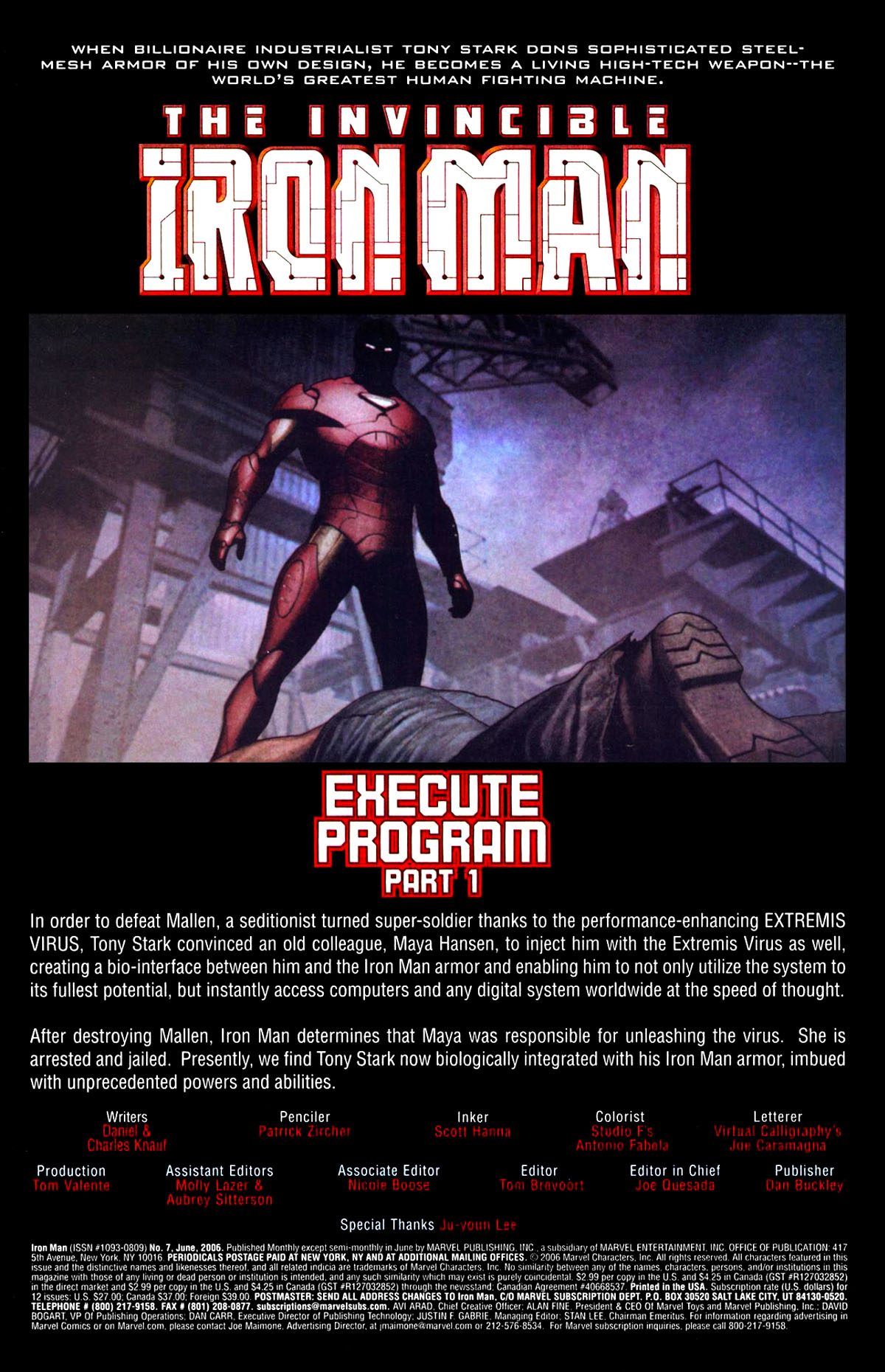 Read online The Invincible Iron Man (2007) comic -  Issue #7 - 2