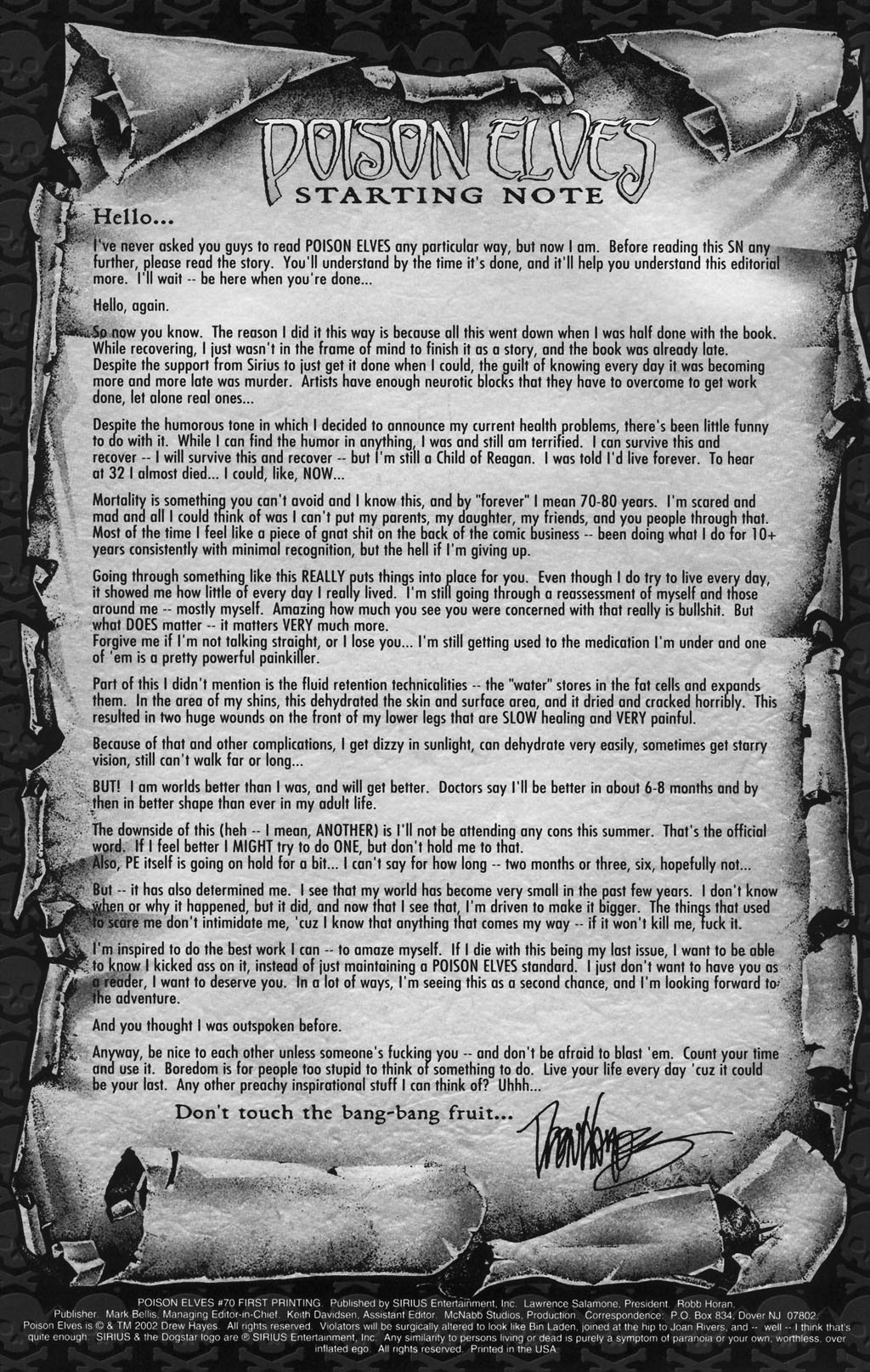 Read online Poison Elves (1995) comic -  Issue #70 - 2