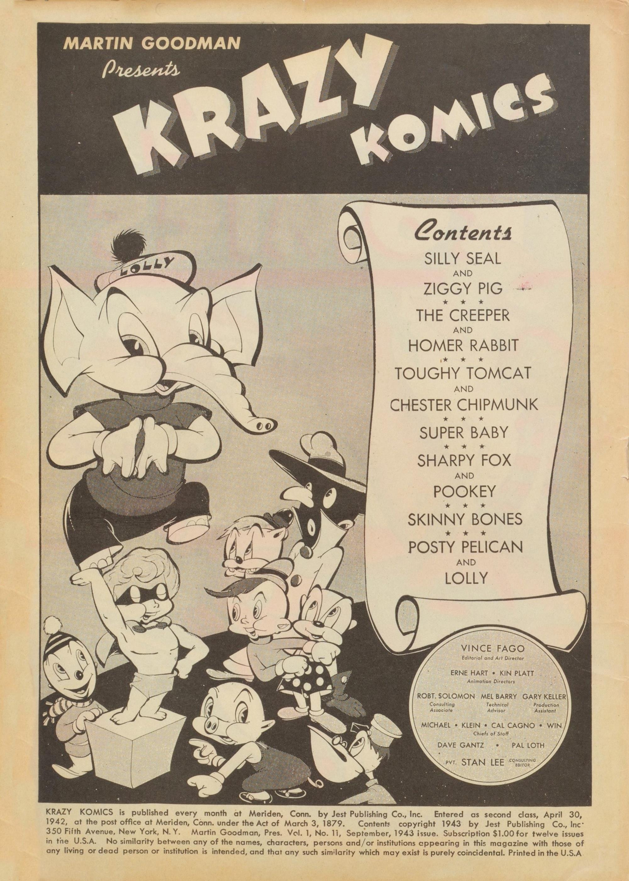 Read online Krazy Komics comic -  Issue #11 - 2