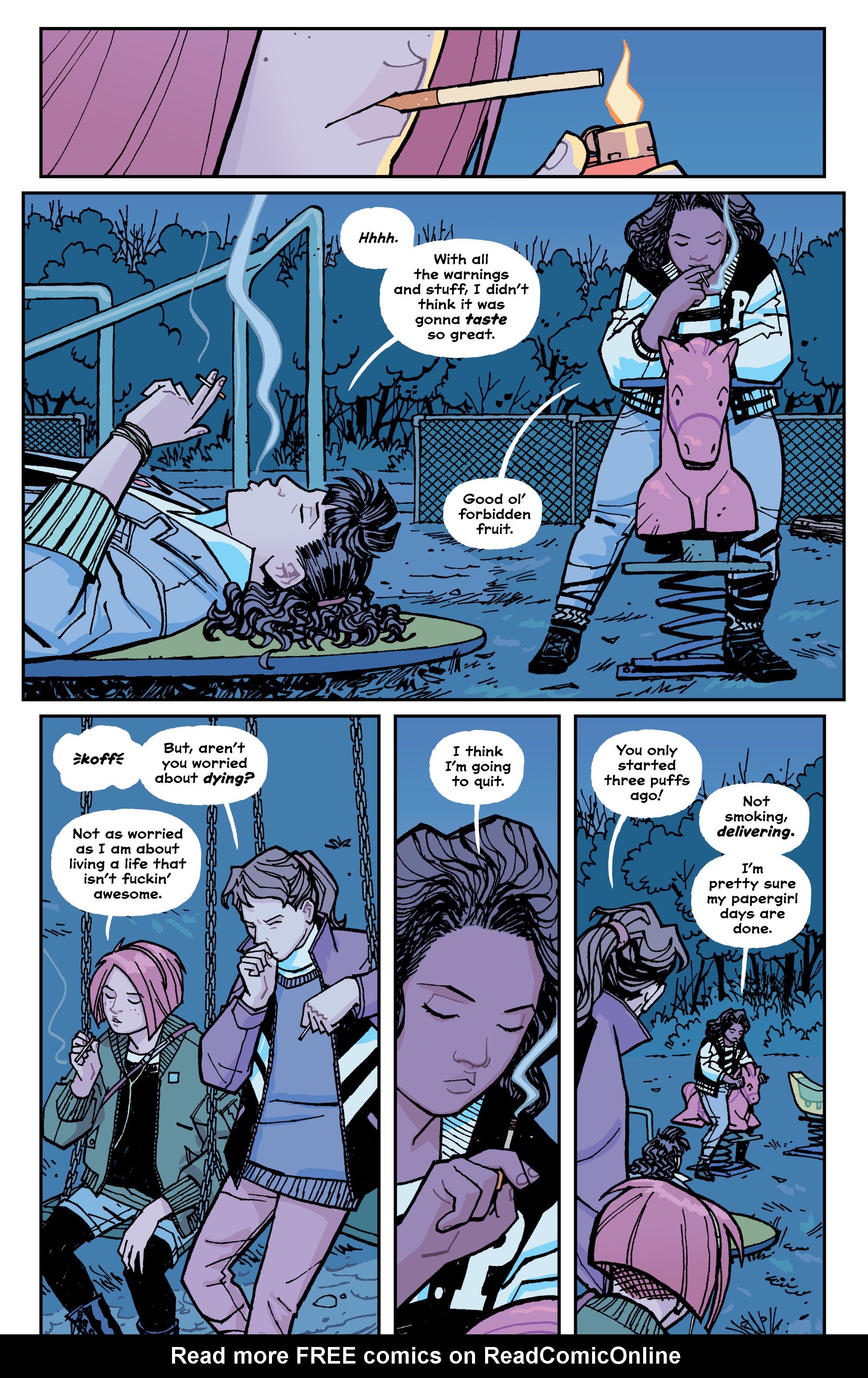 Read online Paper Girls comic -  Issue #30 - 36