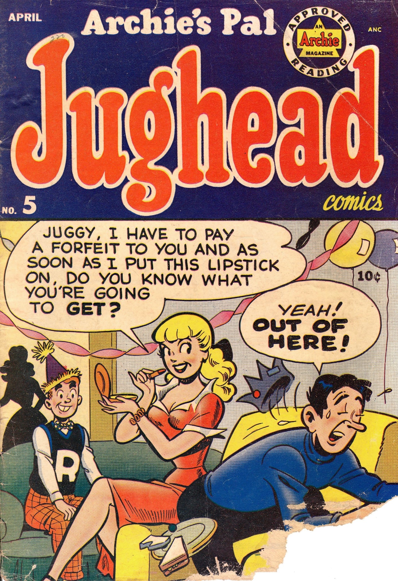 Read online Archie's Pal Jughead comic -  Issue #5 - 1