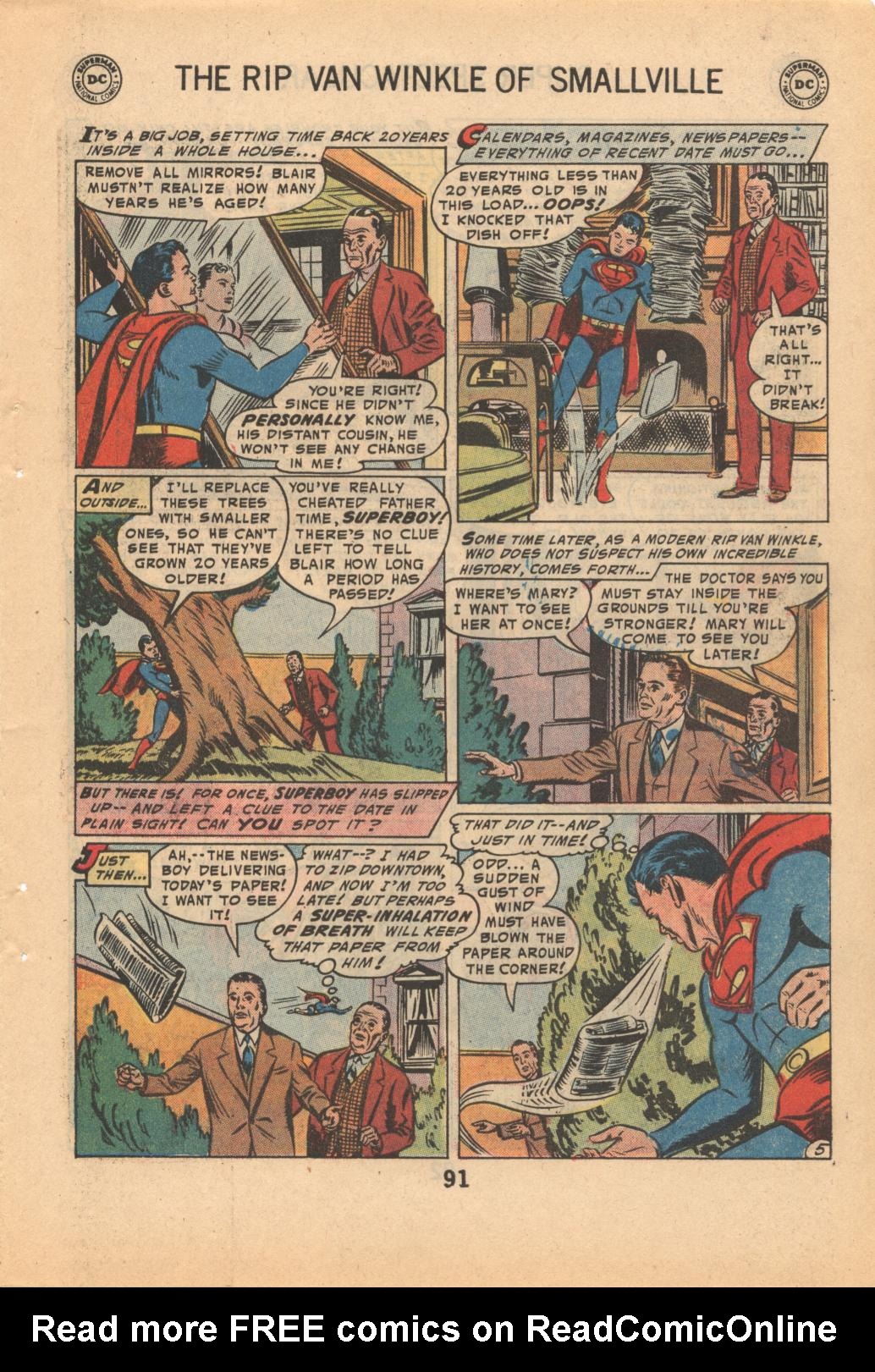 Read online Superboy (1949) comic -  Issue #185 - 92