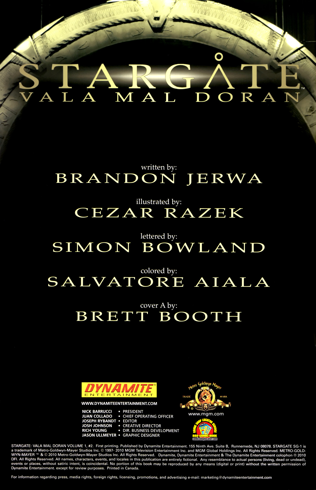 Read online Stargate Vala Mal Doran comic -  Issue #2 - 2
