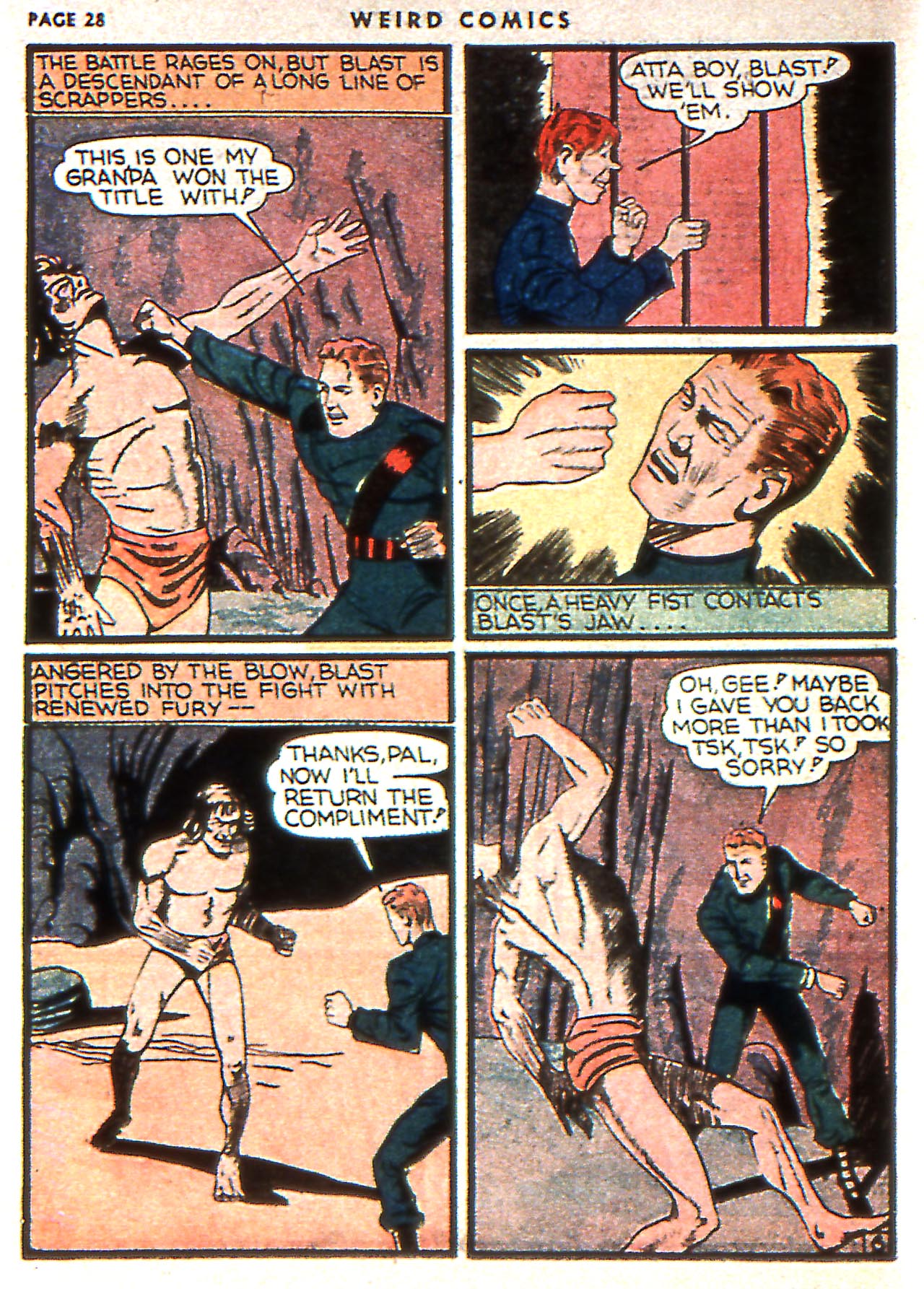 Read online Weird Comics comic -  Issue #4 - 30