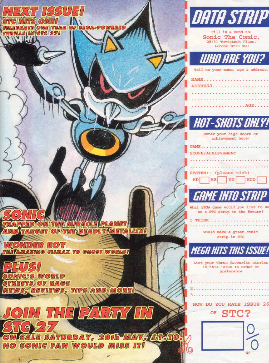 Read online Sonic the Comic comic -  Issue #26 - 31
