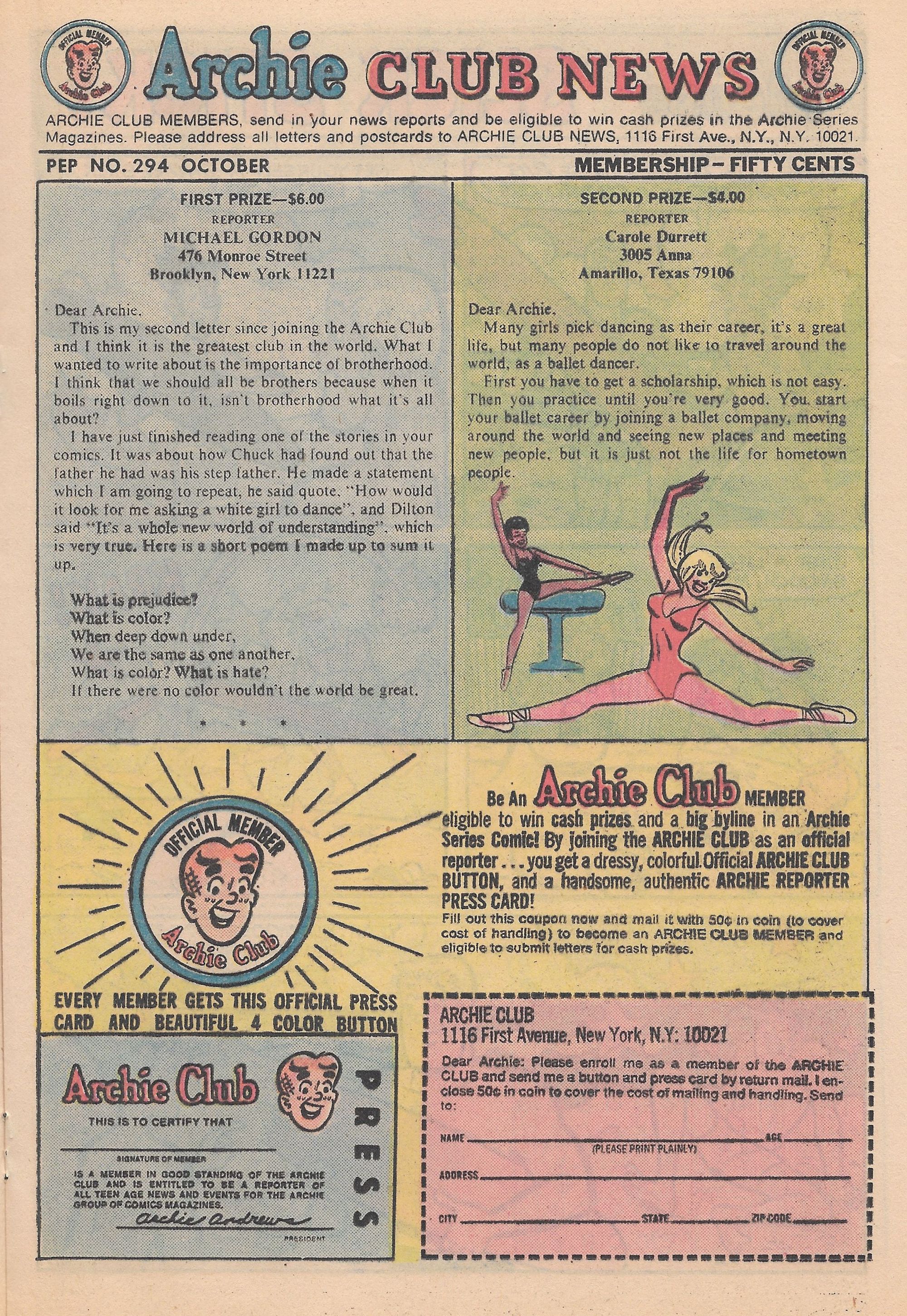 Read online Pep Comics comic -  Issue #294 - 17